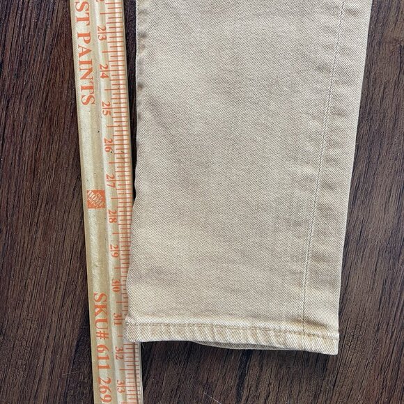 Adriano Goldschmied AG Mens Beige Tellis Modern Slim Denim Straight Pants 28x32 - Picture 8 of 11